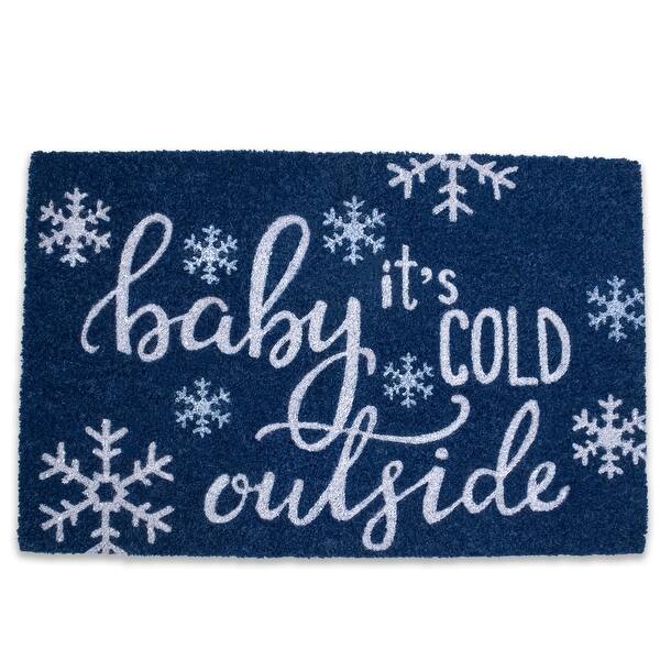 Mascot Hardware Winter Door Mat Outdoor for Front Door Decorations